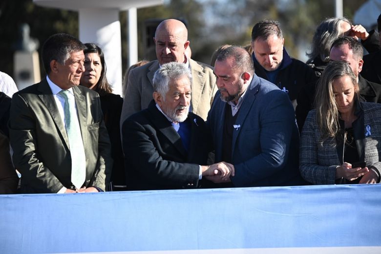 Frontera participó del desfile cívico militar en Justo Daract  