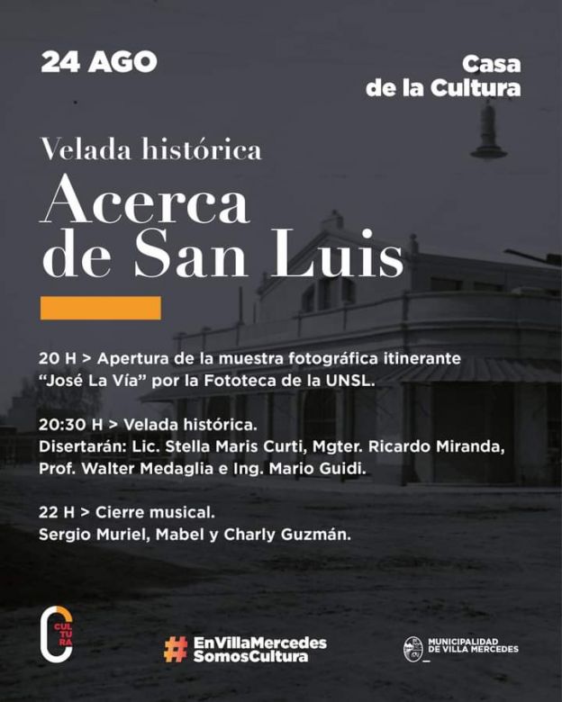 Villa Mercedes vive la Velada Histórica “Acerca de San Luis”