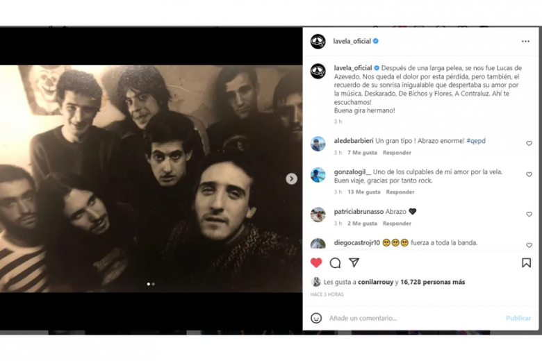 Murió Lucas “El Pulpo” De Azevedo, primer baterista de La Vela Puerca: el emotivo comunicado de la banda