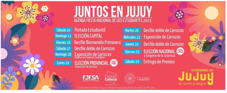 Jujuy prepara la 71º Fiesta Nacional de los Estudiantes, un clásico nacional