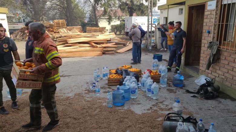 El fuego amenazó a Merlo con un frente de más de un kilometro y medio