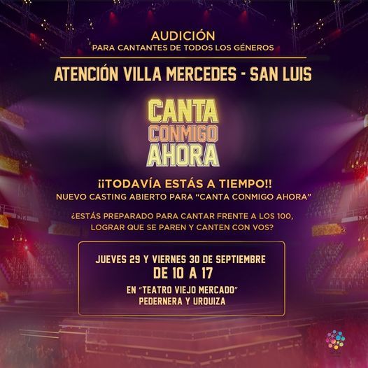 Realizarán un casting para el “Canta conmigo ahora”