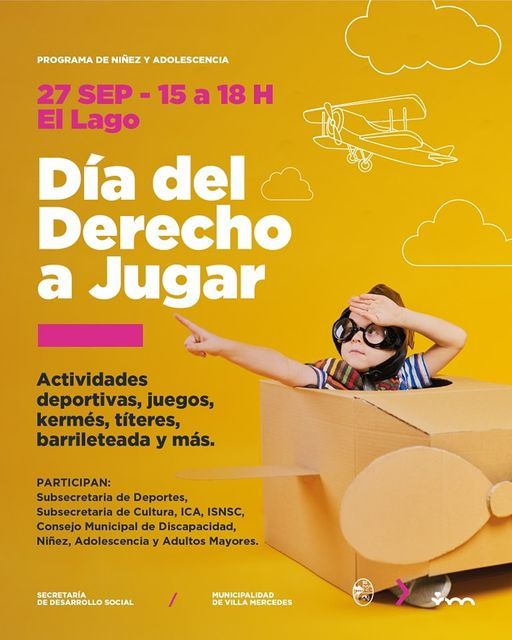 Villa Mercedes celebra el Día del Derecho a Jugar 