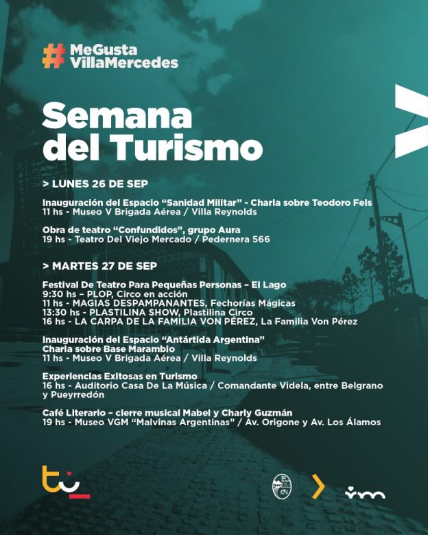 Hoy comienza la Semana del Turismo en Villa Mercedes