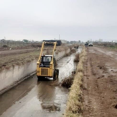 Continúan las tareas de limpieza de puntos verdes y canales de desagüe