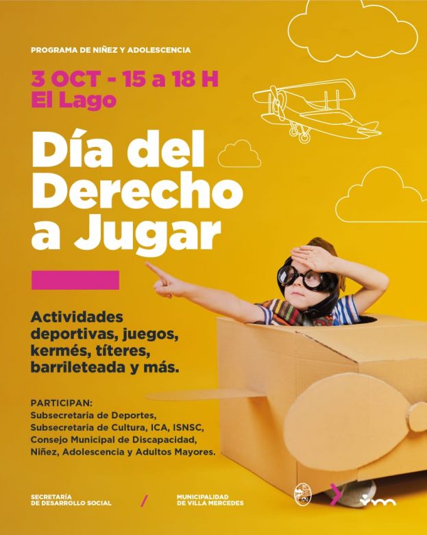 El Día del Derecho a Jugar en Villa Mercedes tiene nueva fecha