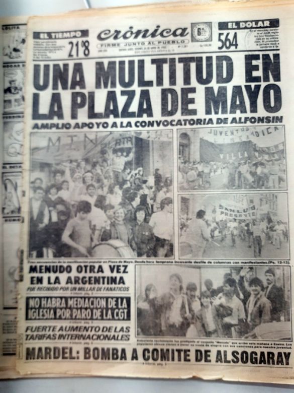 Cómo era el país aquel 22 abril de 1985, cuando comenzó el juicio las Juntas militares