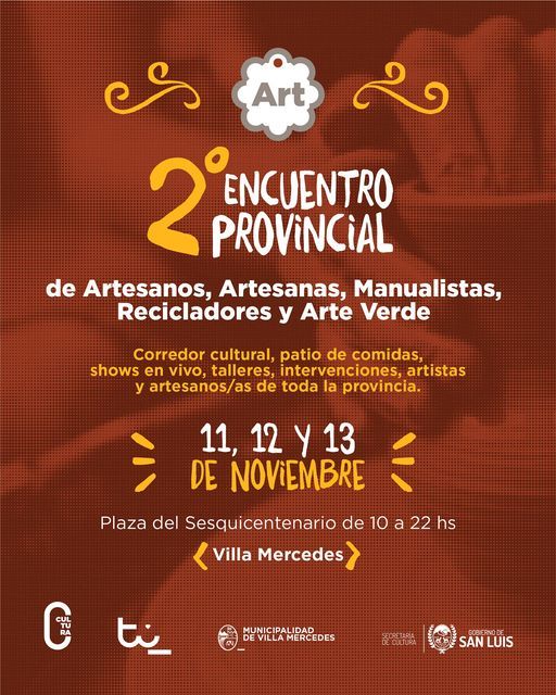Llega el Segundo Encuentro Provincial de Artesanos