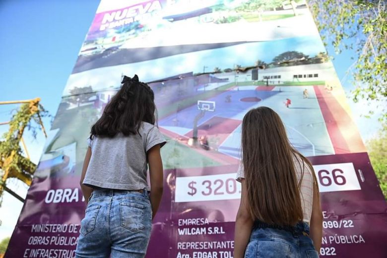 Comenzó la construcción de una nueva escuela en el barrio Santa Rita de Casia