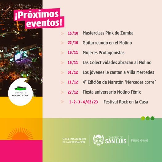 Continúan las actividades en el Complejo Molino Fénix