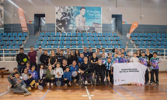 Los Juegos deportivos escolares de bádminton pasaron por Villa Mercedes
