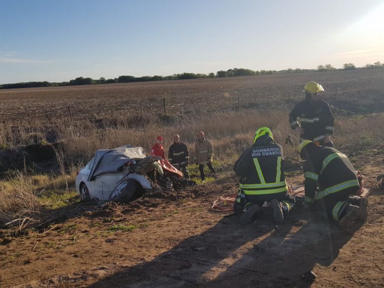 Murió exintendente de Achiras en un trágico siniestro vial en ruta 30 