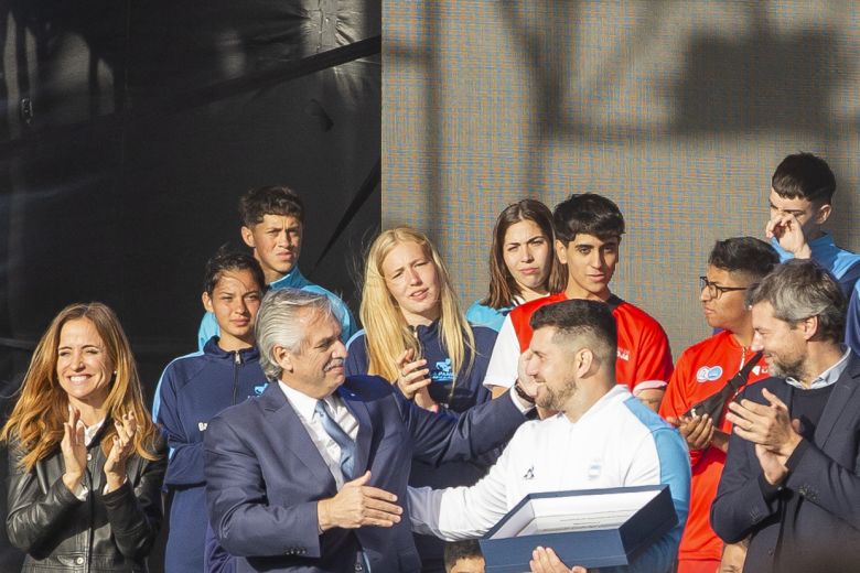 La delegación de San Luis participó de la inauguración de los Juegos Evita 2022
