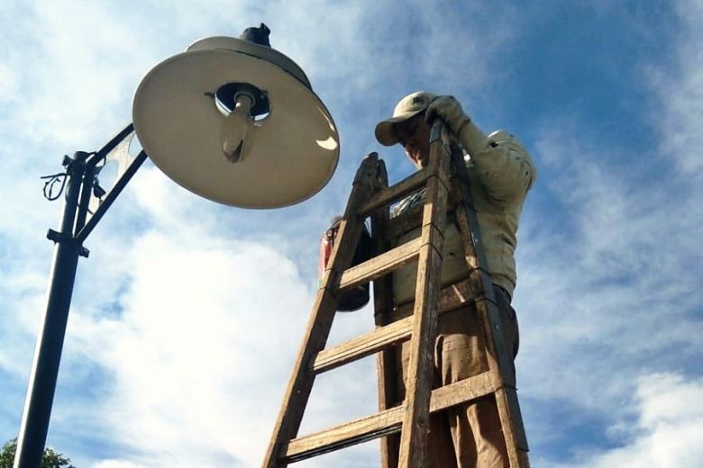 Se realizaron diversos trabajos en las calles de la ciudad 