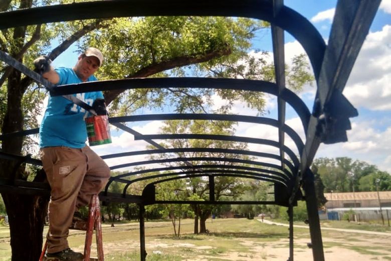 Se realizaron diversos trabajos en las calles de la ciudad 