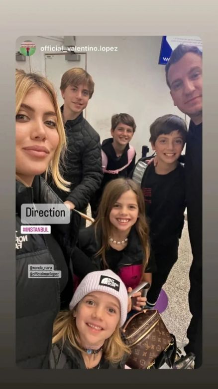 Wanda Nara compartió su primera foto junto a Maxi López, tras nueve años de enfrentamientos y escándalos