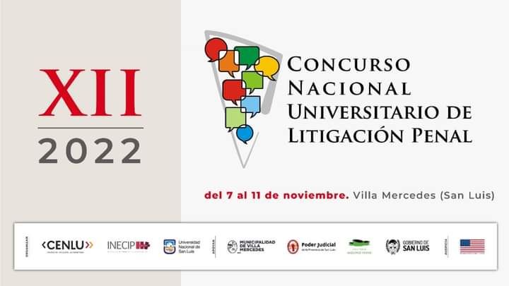 Comenzó el XII Concurso Nacional Universitario de Litigación Penal 