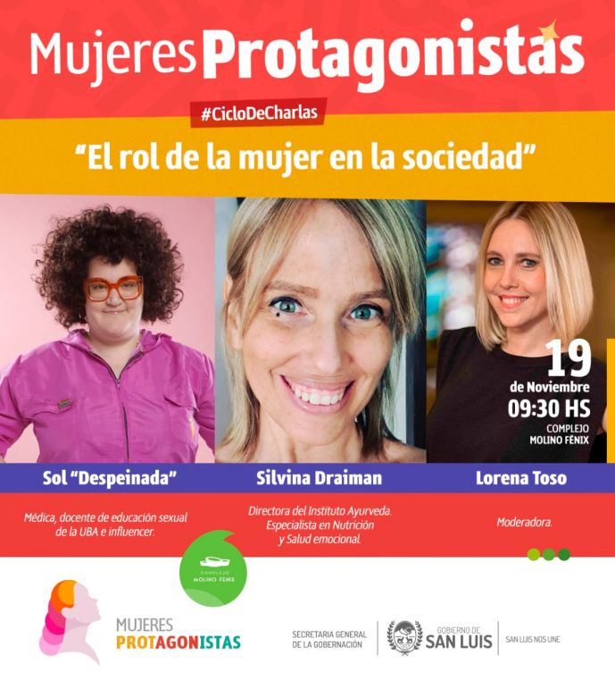 Llega un nuevo encuentro de Mujeres Protagonistas a Villa Mercedes