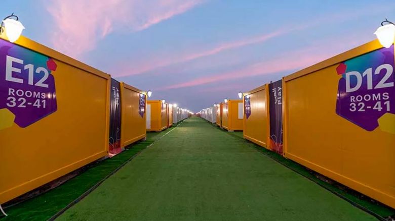 Las "habitaciones-containers", los alojamientos de los hinchas durante el Mundial