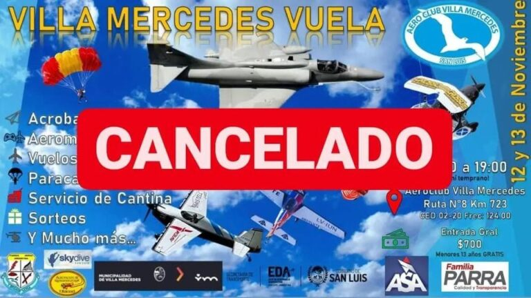 Por las condiciones climáticas se suspenden distintos eventos en la provincia