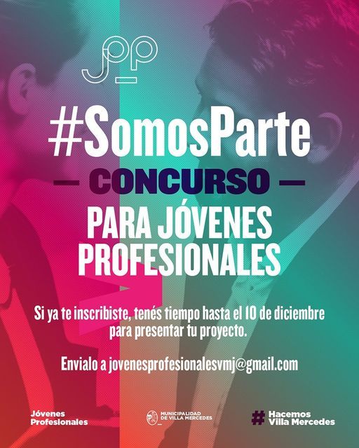 Continúa la recepción de proyectos para el Concurso Somos Parte
