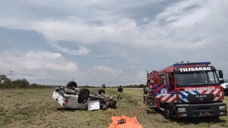 Falleció uno de los heridos por los vuelcos en la Autopista 55