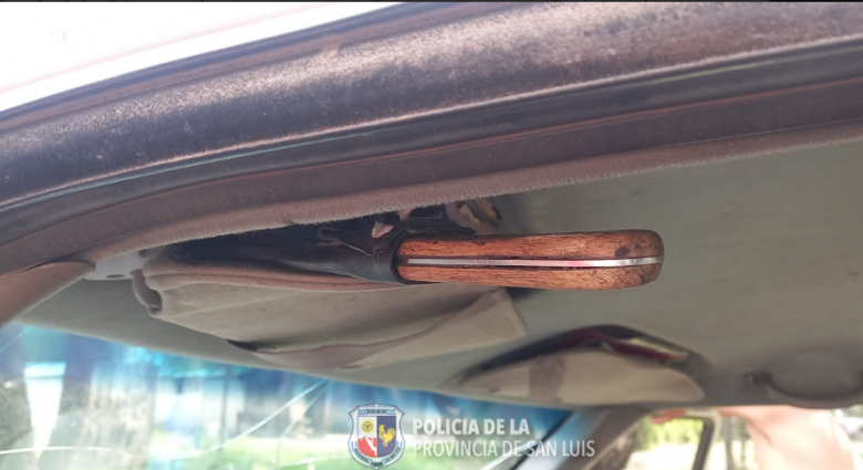 La policía secuestró elementos de caza