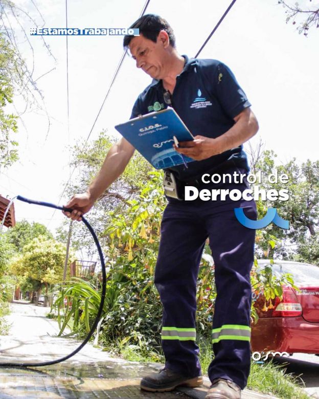 Inspectores labran más de treinta multas diarias por derroche de agua