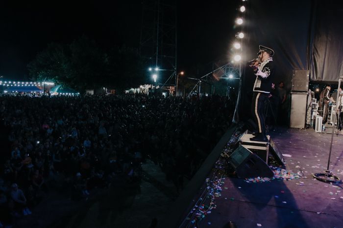 Los jóvenes le cantaron a Villa Mercedes en su aniversario 