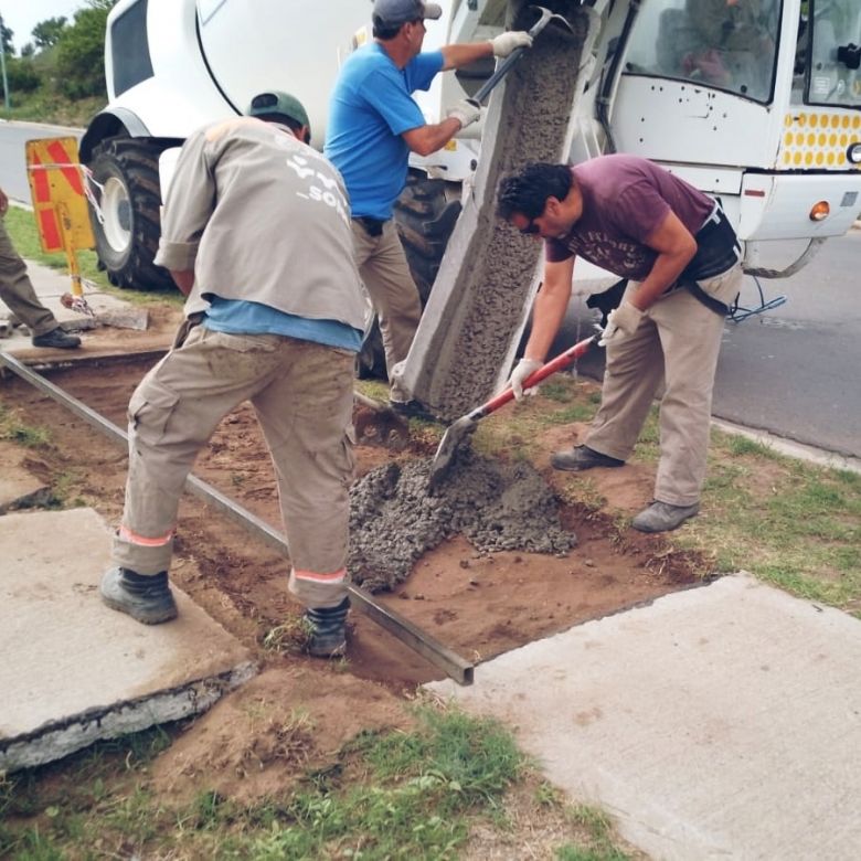 Se realizaron arreglos de pavimento en la ciudad