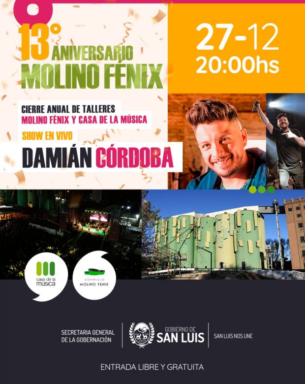 El Complejo Molino Fénix festeja sus 13 años de vida