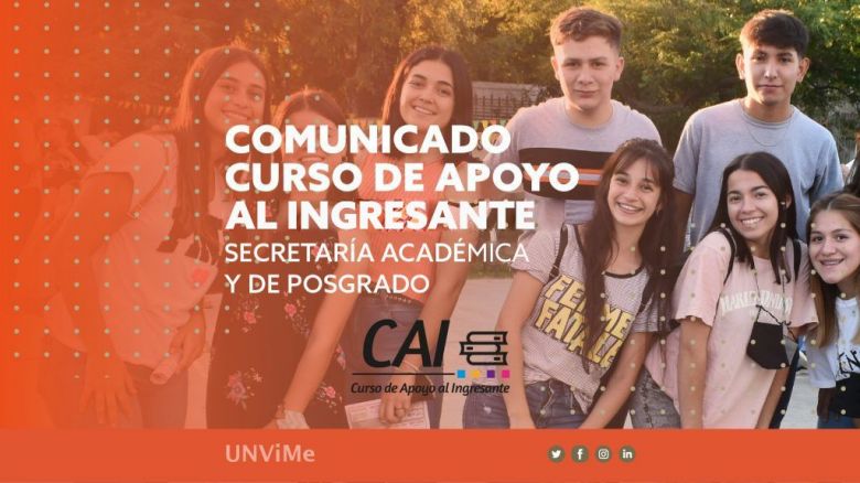 Continuarán las inscripciones para la cursada de módulos de ingreso de febrero marzo en la UNViMe