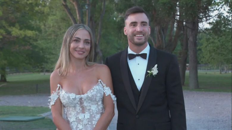 El casamiento de Nicolás Tagliafico y Carolina Calvagni: así fue la llegada de los futbolistas de la Scaloneta