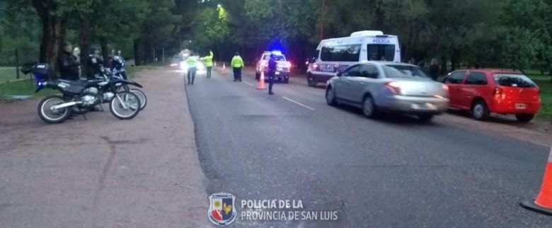 La Policía realizó controles de alcoholemia en toda la provincia