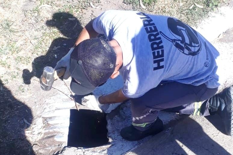 Se instalaron las figuras de los Reyes Magos en plaza Pedernera