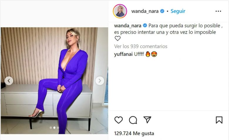 La frase de Wanda Nara que generó dudas entre sus seguidores: “¿Volverá con Icardi?”