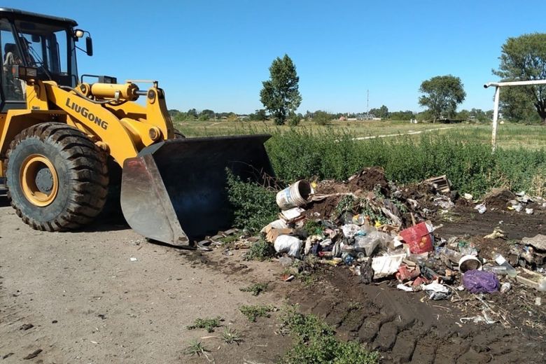 El Municipio continúa con la erradicación de basurales clandestinos 