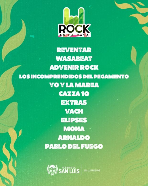 Rock en la Casa 2023: confirmaron la grilla con Las Pelotas y Estelares para la cuarta edición