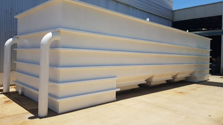 La nueva planta de agua potable que se construye al pie del dique “Esteban Agüero” beneficiará a vecinos de Río Grande 
