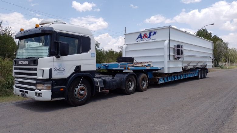 La nueva planta de agua potable que se construye al pie del dique “Esteban Agüero” beneficiará a vecinos de Río Grande 