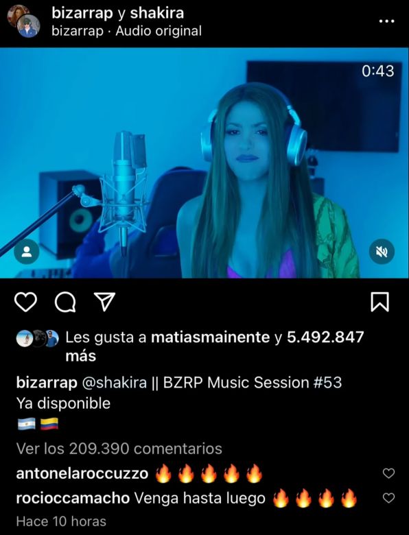 El guiño de Antonela Roccuzzo para Shakira y Bizarrap por la dura canción contra Gerard Piqué