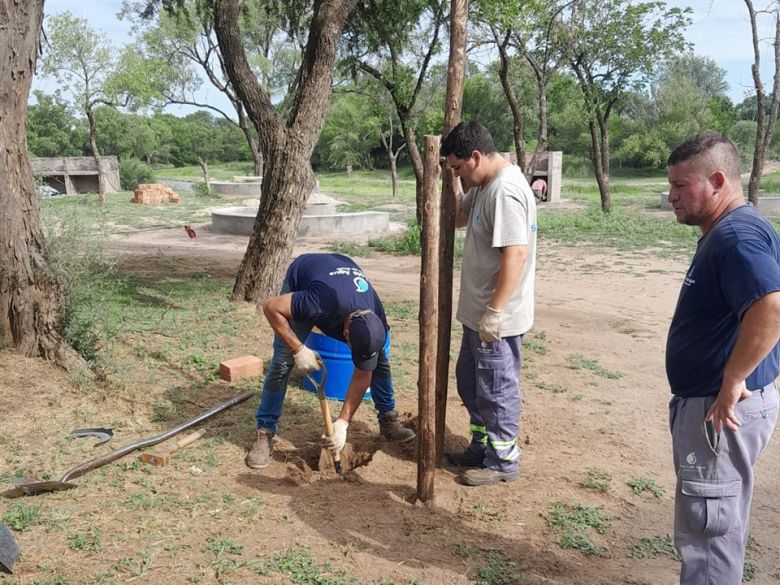 Se realizaron trabajos de mantenimiento en el Dique Vulpiani