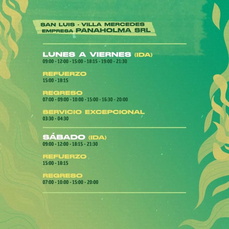 Incrementarán la frecuencia del transporte para el “Rock en la Casa”