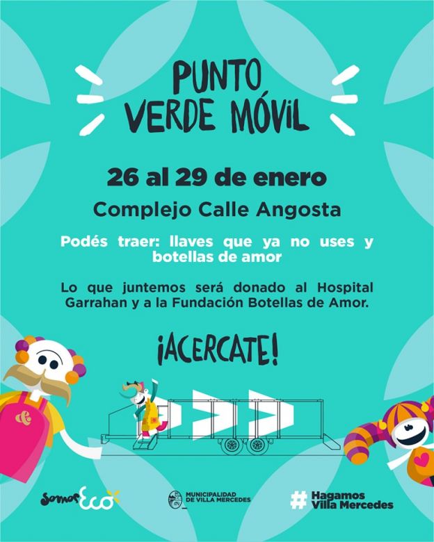 El Punto Verde Móvil se suma a Calle Angosta