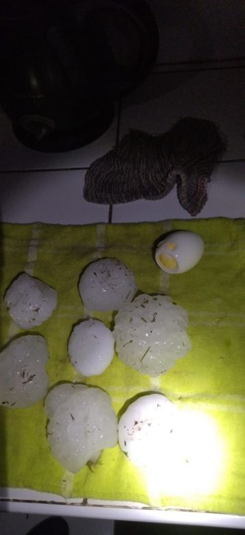 Grave granizada y tormenta afectó a Villa Mercedes 