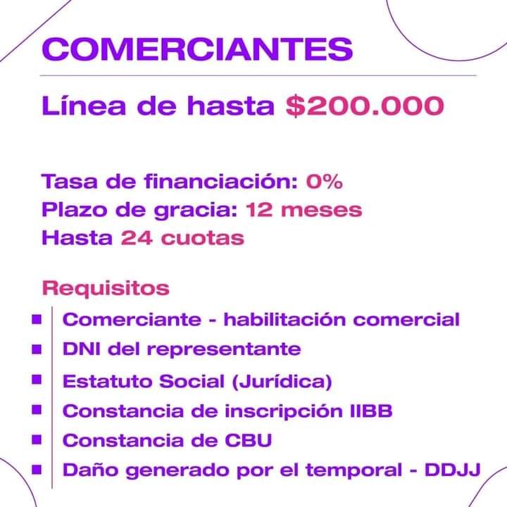 Comenzó la inscripción para acceder a los créditos blandos para vecinos y comerciantes 