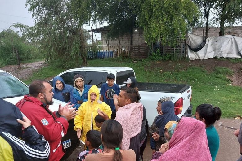  Tareas de asistencia en los barrios del sureste de la ciudad 