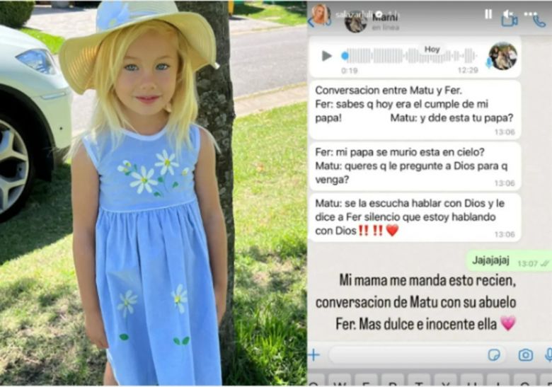 Luciana Salazar contó que está muy preocupada por su hija Matilda: “Llora con angustia y me parte el alma”
