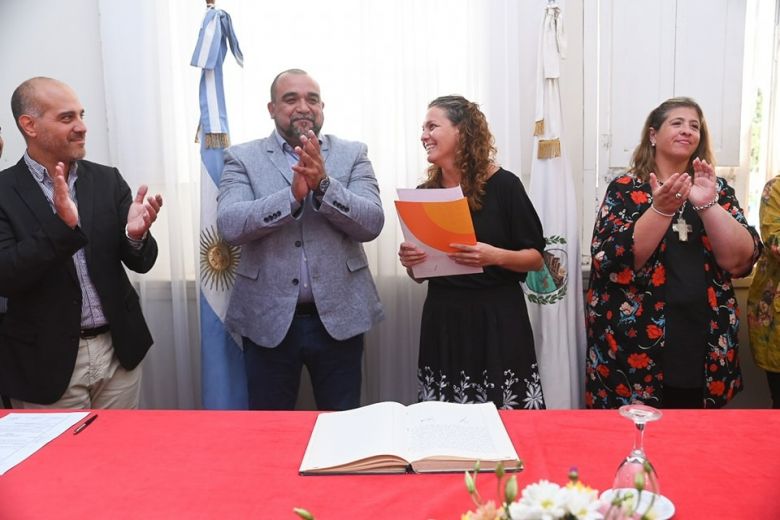 Acto de asunción de la nueva Secretaria General Silvina Galetto 