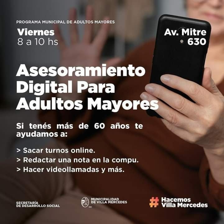 Asesoramiento digital para adultos mayores 